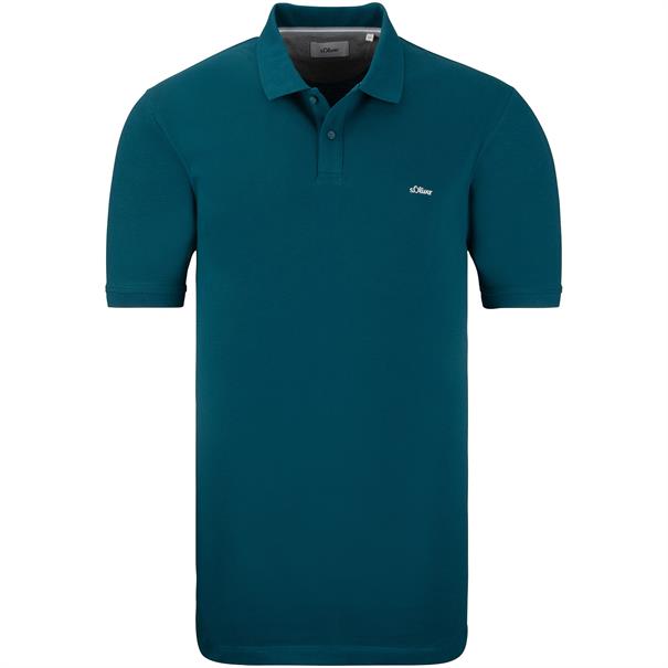 S.OLIVER Poloshirt - EXTRA lang grün