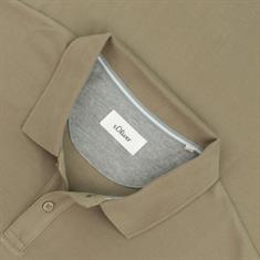 S.OLIVER Poloshirt - EXTRA lang khaki