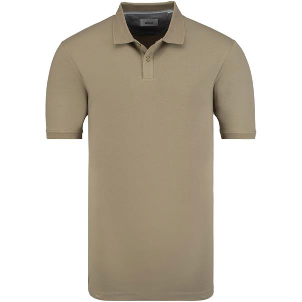 S.OLIVER Poloshirt - EXTRA lang khaki