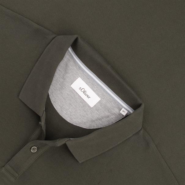 S.OLIVER Poloshirt EXTRA lang oliv