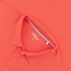 S.OLIVER Poloshirt - EXTRA lang orange