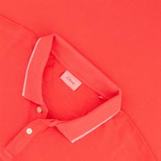 S.OLIVER Poloshirt - EXTRA lang rot