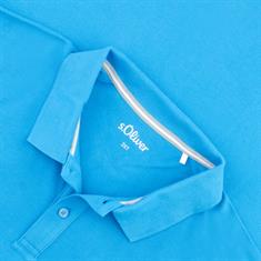 S.OLIVER Poloshirt - EXTRA lang royal-blau