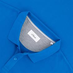 S.OLIVER Poloshirt - EXTRA lang royal-blau