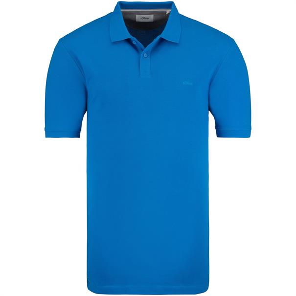 S.OLIVER Poloshirt - EXTRA lang royal-blau