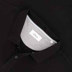 S.OLIVER Poloshirt EXTRA lang schwarz