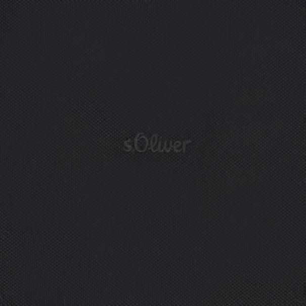 S.OLIVER Poloshirt - EXTRA lang schwarz