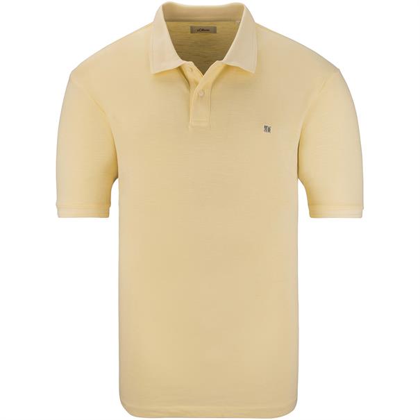 S.OLIVER Poloshirt gelb