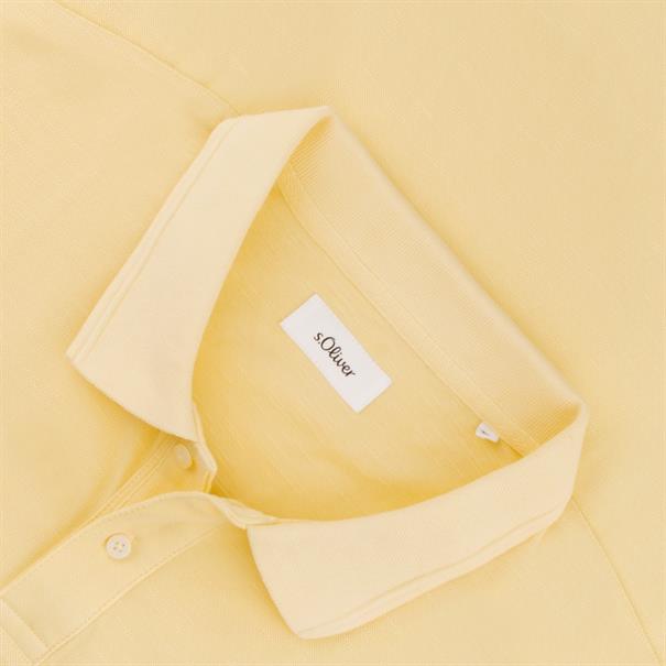 S.OLIVER Poloshirt gelb