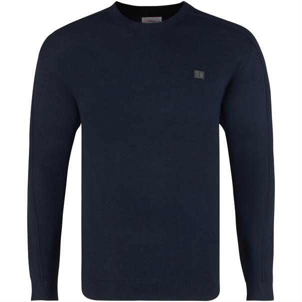 S.OLIVER Pullover dunkelblau
