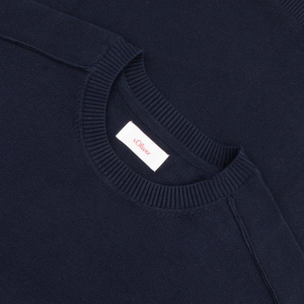 S.OLIVER Pullover dunkelblau