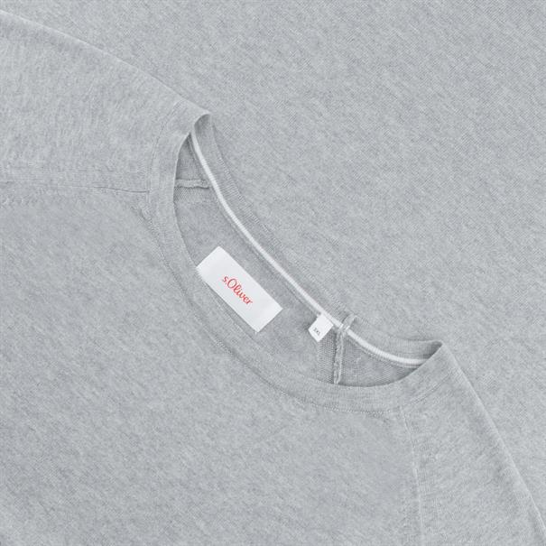 S.OLIVER Pullover hellgrau