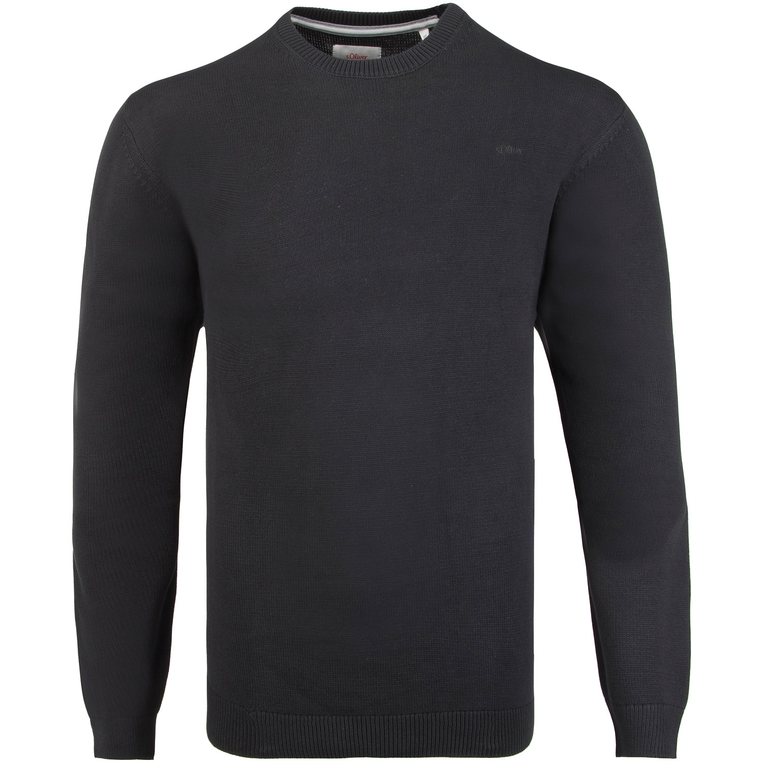 Übergrößen in schwarz S.OLIVER Herrenmode kaufen Pullover