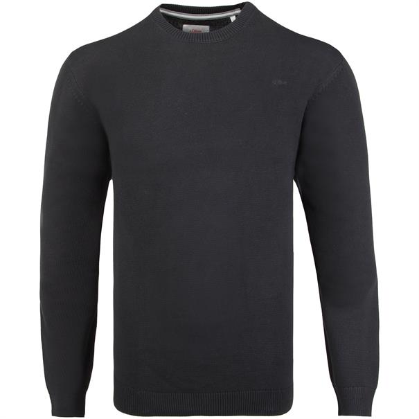 S.OLIVER Pullover schwarz