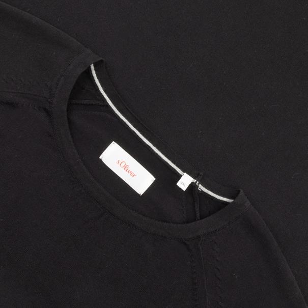 S.OLIVER Pullover schwarz