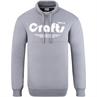 S.OLIVER Schalkragen-Sweatshirt grau