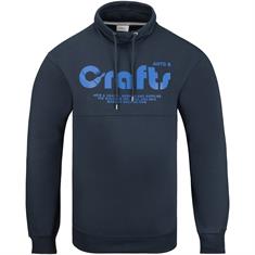 S.OLIVER Schalkragen-Sweatshirt marine