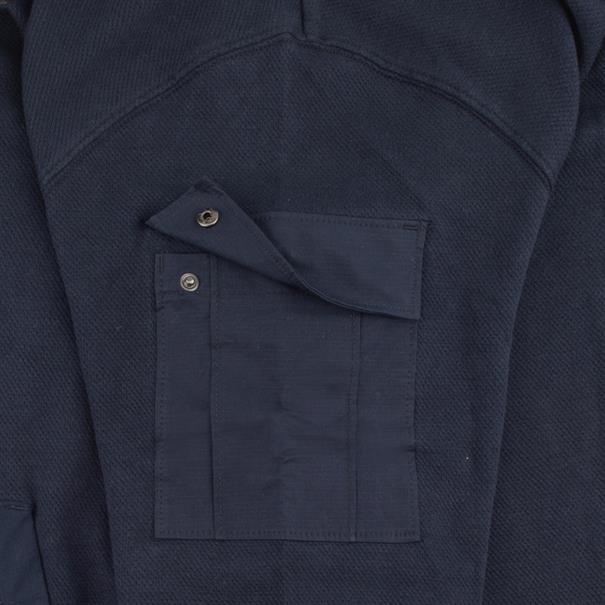 S.OLIVER Schalkragen-Sweatshirt marine