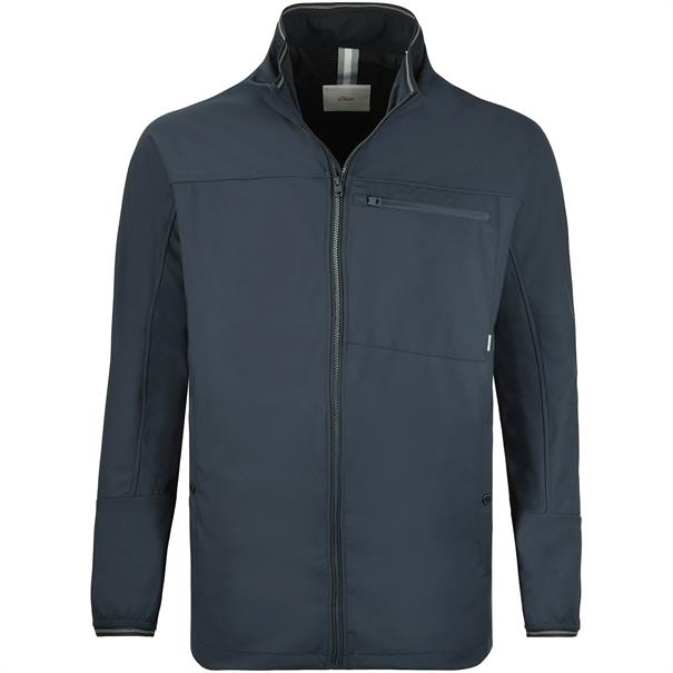 S.OLIVER Softshelljacke blau