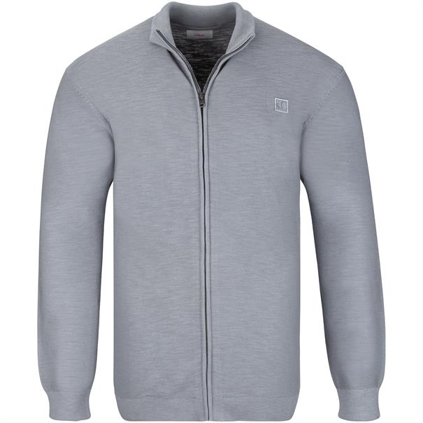 S.OLIVER Strickjacke grau