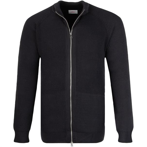 S.OLIVER Strickjacke schwarz