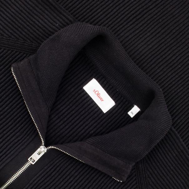 S.OLIVER Strickjacke schwarz