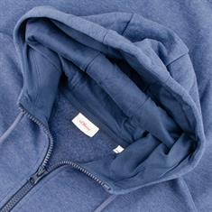 S.OLIVER Sweatjacke blau-meliert