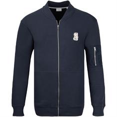 S.OLIVER Sweatjacke blau