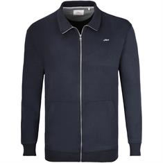 S.OLIVER Sweatjacke dunkelblau