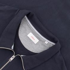 S.OLIVER Sweatjacke dunkelblau