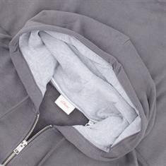 S. OLIVER Sweatjacke - EXTRA lang grau