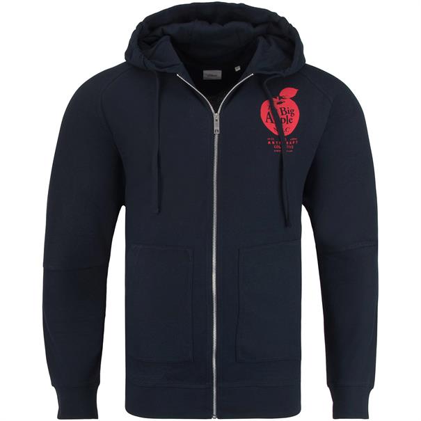 S.OLIVER Sweatjacke marine