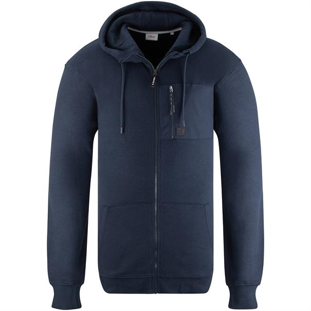 S.OLIVER Sweatjacke marine