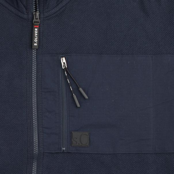 S.OLIVER Sweatjacke marine