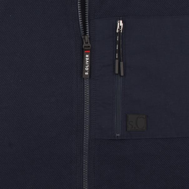 S.OLIVER Sweatjacke marine