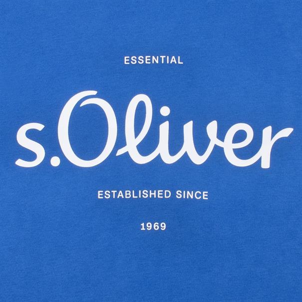 S.OLIVER Sweatshirt - EXTRA lang blau