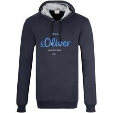 S.OLIVER Sweatshirt - EXTRA lang dunkelblau