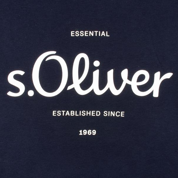 S.OLIVER Sweatshirt - EXTRA lang marine
