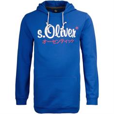 S.OLIVER Sweatshirt - EXTRA lang royal-blau