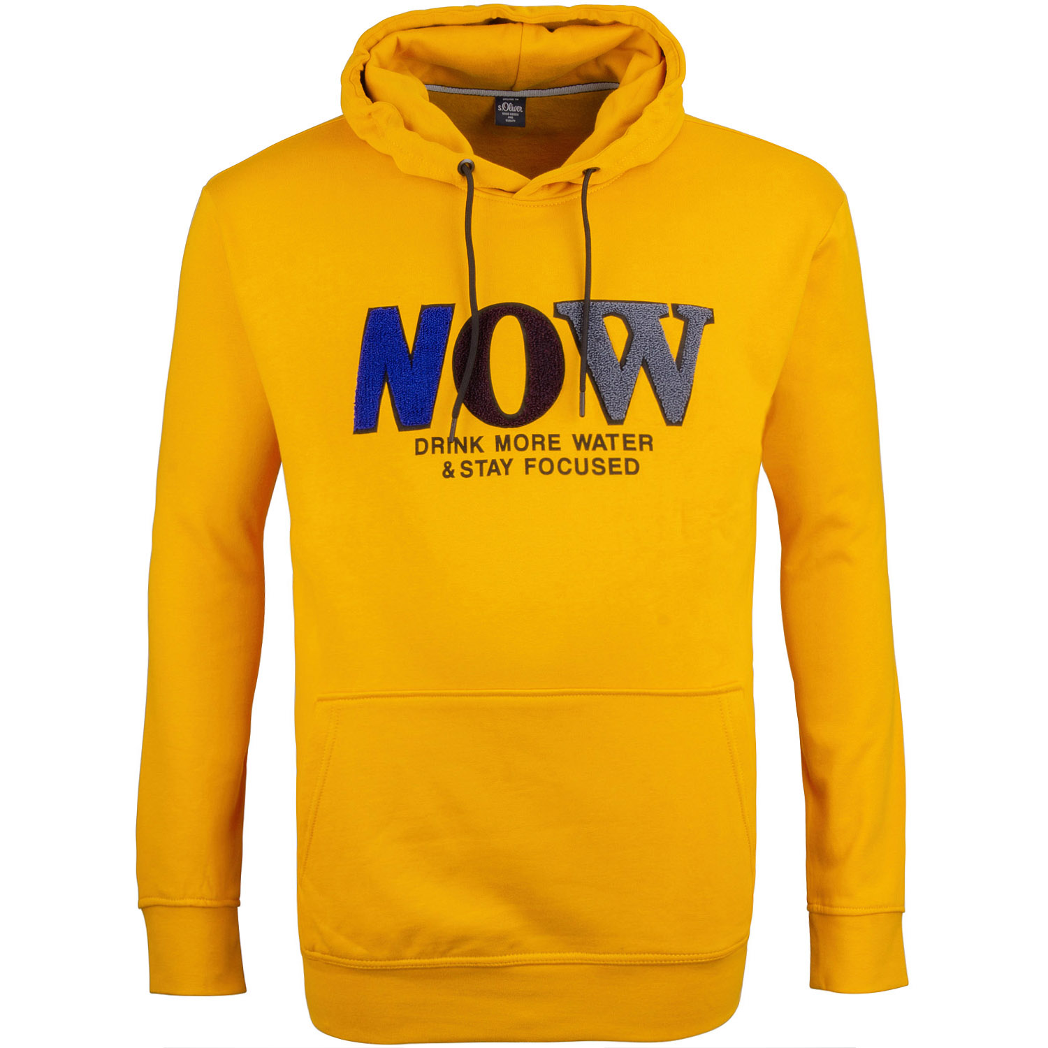 S.OLIVER Sweatshirt gelb Herrenmode in Übergrößen kaufen