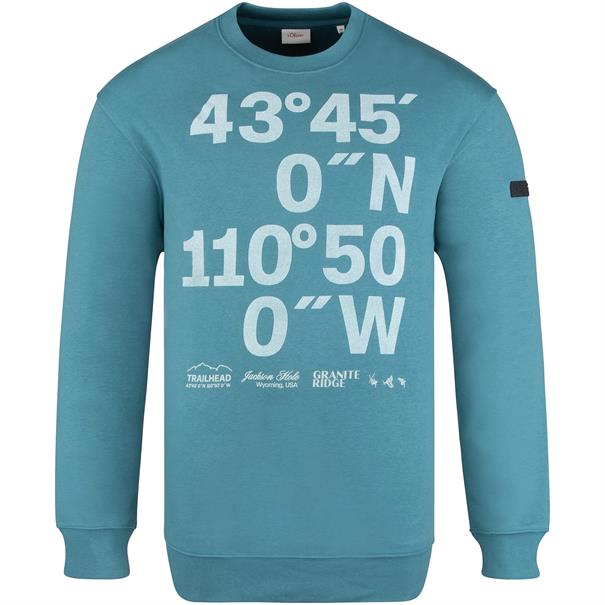 S.OLIVER Sweatshirt petrol