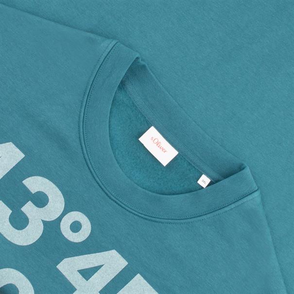 S.OLIVER Sweatshirt petrol