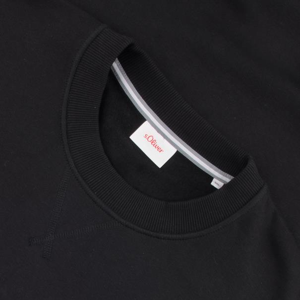 S.OLIVER Sweatshirt schwarz