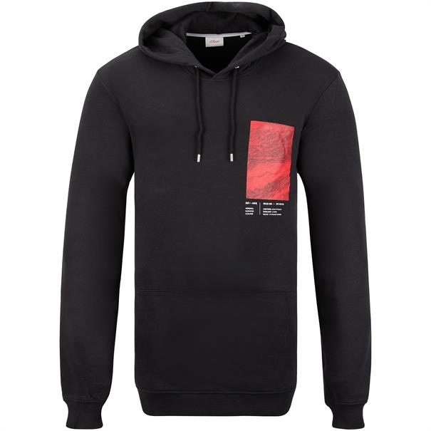 S.OLIVER Sweatshirt schwarz Herrenmode in Übergrößen kaufen | Sweatshirts