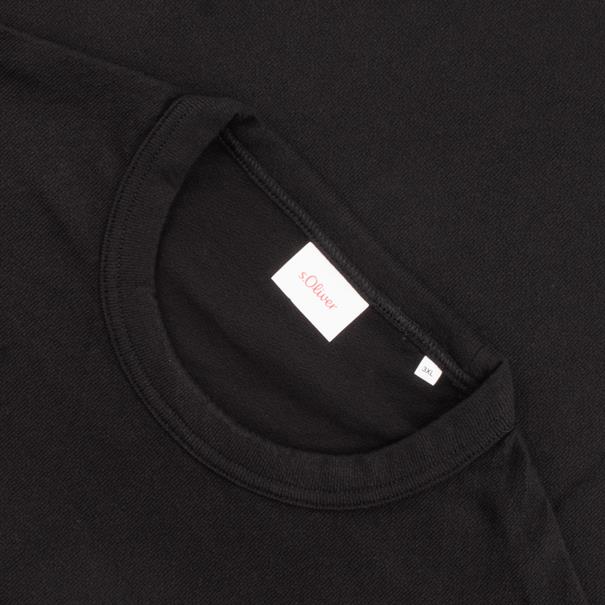 S.OLIVER Sweatshirt schwarz