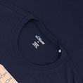 S.OLIVER T-Shirt aus Baumwoll-Flammgarn dunkelblau