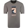 S.OLIVER T-Shirt aus Baumwoll-Flammgarn grau