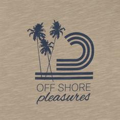 S.OLIVER T-Shirt aus Baumwoll-Flammgarn khaki