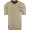 S.OLIVER T-Shirt aus Baumwoll-Flammgarn khaki