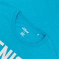 S.OLIVER T-Shirt aus Baumwoll-Flammgarn türkis